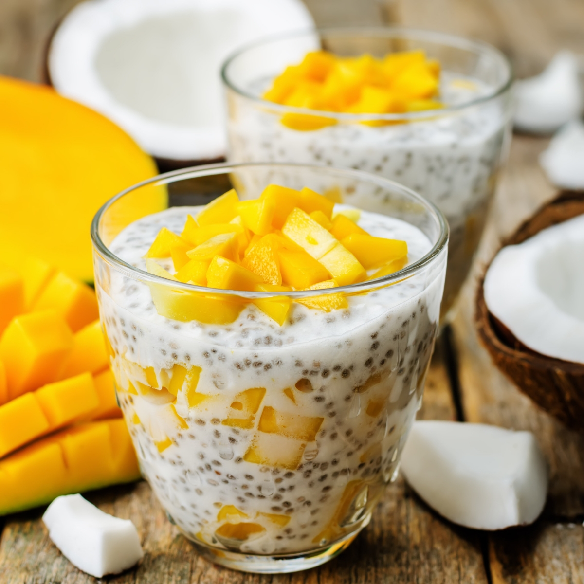 Pudding de Chía y Mango
